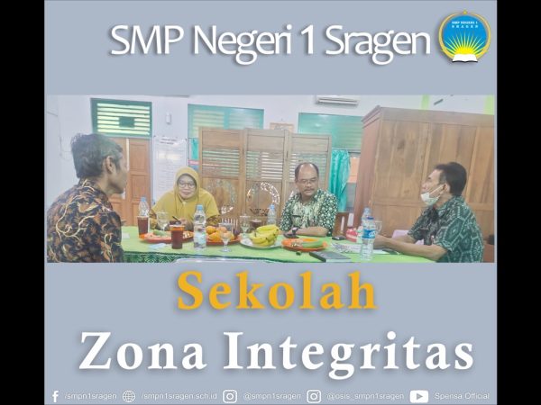 SMP N 1 Sragen & Zona Integritas